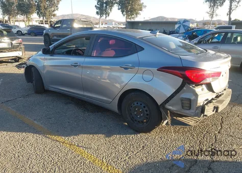 2016 Hyundai Elantra Se z USA, uszkodzony, nr VIN 5NPDH4AE1GH750077